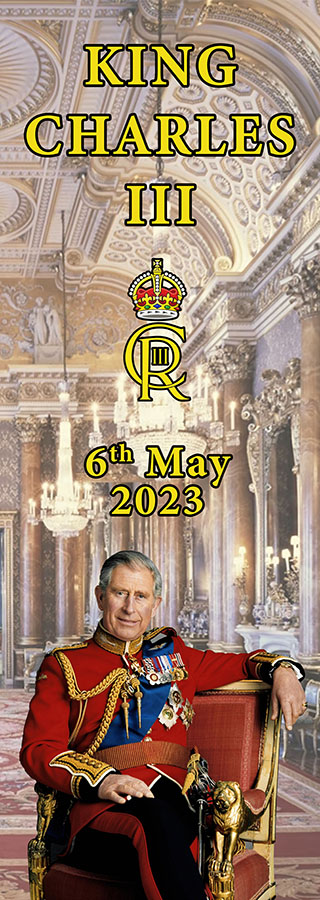King Charles Coronation Door Banner Buy Online